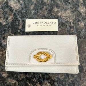 Gucci key ring holder white Vintage